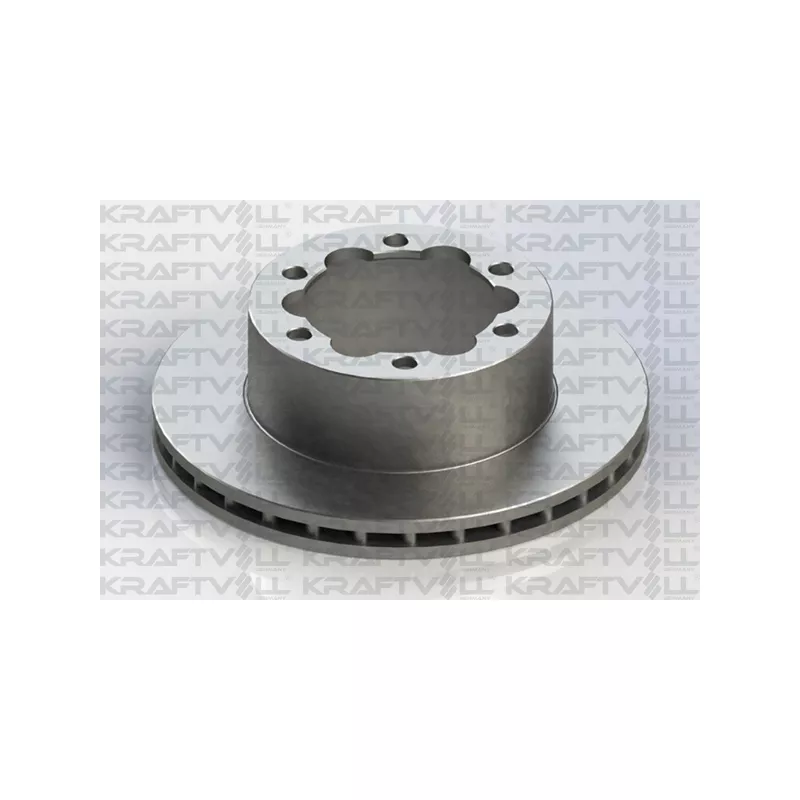 Jeu de 2 disques de frein arrière KRAFTVOLL GERMANY 07040056