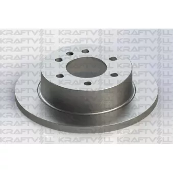 Jeu de 2 disques de frein arrière KRAFTVOLL GERMANY