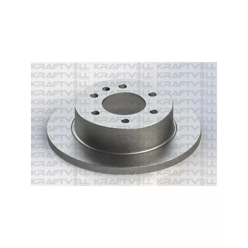 Jeu de 2 disques de frein arrière KRAFTVOLL GERMANY 07040060