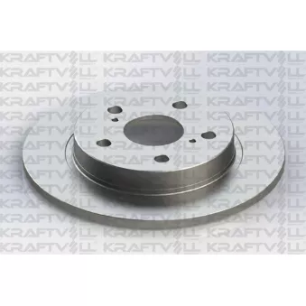 Jeu de 2 disques de frein arrière KRAFTVOLL GERMANY