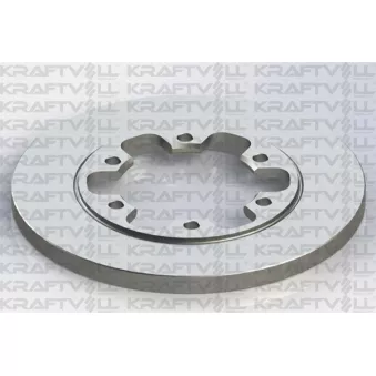 Jeu de 2 disques de frein arrière KRAFTVOLL GERMANY 07040084