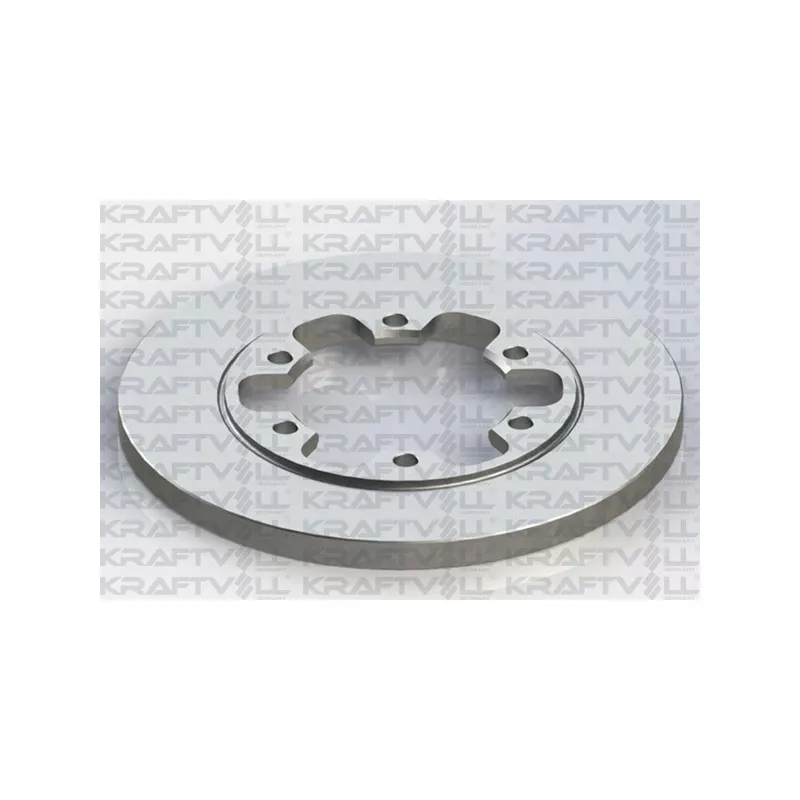 Jeu de 2 disques de frein arrière KRAFTVOLL GERMANY 07040084