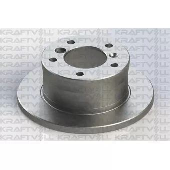Jeu de 2 disques de frein arrière KRAFTVOLL GERMANY