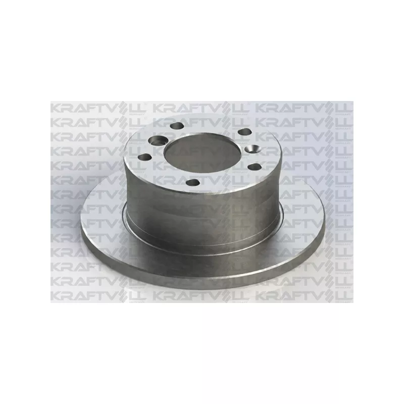 Jeu de 2 disques de frein arrière KRAFTVOLL GERMANY 07040106