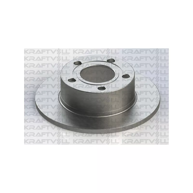 Jeu de 2 disques de frein arrière KRAFTVOLL GERMANY 07040107