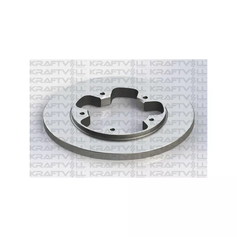 Jeu de 2 disques de frein arrière KRAFTVOLL GERMANY 07040111