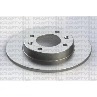 Jeu de 2 disques de frein arrière KRAFTVOLL GERMANY 07040117