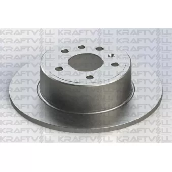 Jeu de 2 disques de frein arrière KRAFTVOLL GERMANY 07040126