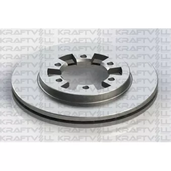 Jeu de 2 disques de frein avant KRAFTVOLL GERMANY