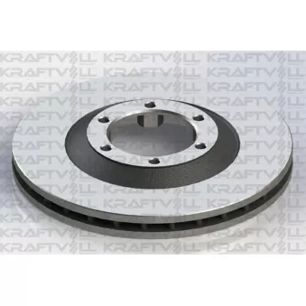 Jeu de 2 disques de frein avant KRAFTVOLL GERMANY