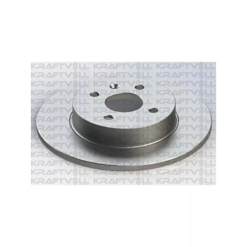 Jeu de 2 disques de frein arrière KRAFTVOLL GERMANY 07040166