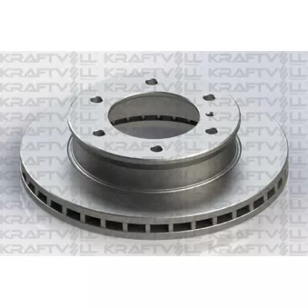 Jeu de 2 disques de frein avant KRAFTVOLL GERMANY