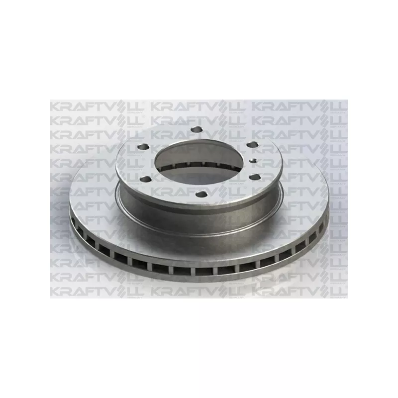 Jeu de 2 disques de frein avant KRAFTVOLL GERMANY 07040176