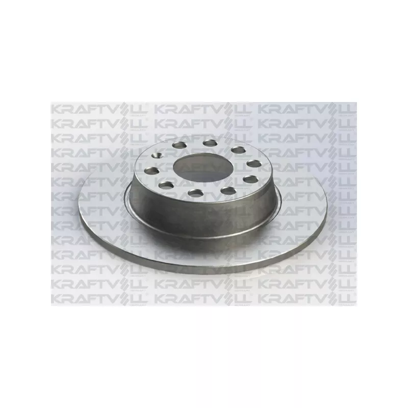 Jeu de 2 disques de frein arrière KRAFTVOLL GERMANY 07040180