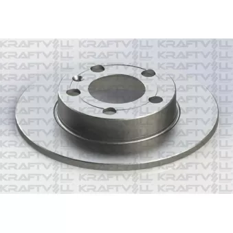 Jeu de 2 disques de frein arrière KRAFTVOLL GERMANY 07040184