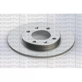 Jeu de 2 disques de frein arrière KRAFTVOLL GERMANY 07040195