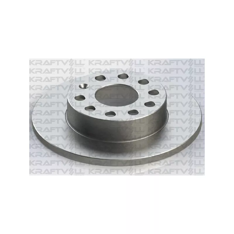Jeu de 2 disques de frein arrière KRAFTVOLL GERMANY 07040197