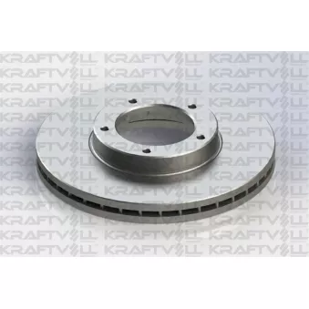 Jeu de 2 disques de frein avant KRAFTVOLL GERMANY