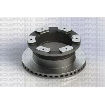 Jeu de 2 disques de frein avant KRAFTVOLL GERMANY