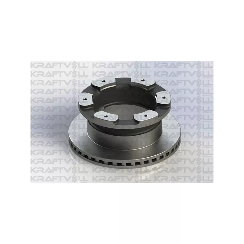 Jeu de 2 disques de frein avant KRAFTVOLL GERMANY 07040237