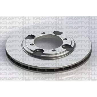 Jeu de 2 disques de frein avant KRAFTVOLL GERMANY