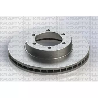 Jeu de 2 disques de frein avant KRAFTVOLL GERMANY