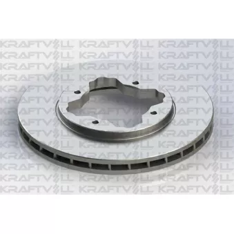 Jeu de 2 disques de frein avant KRAFTVOLL GERMANY