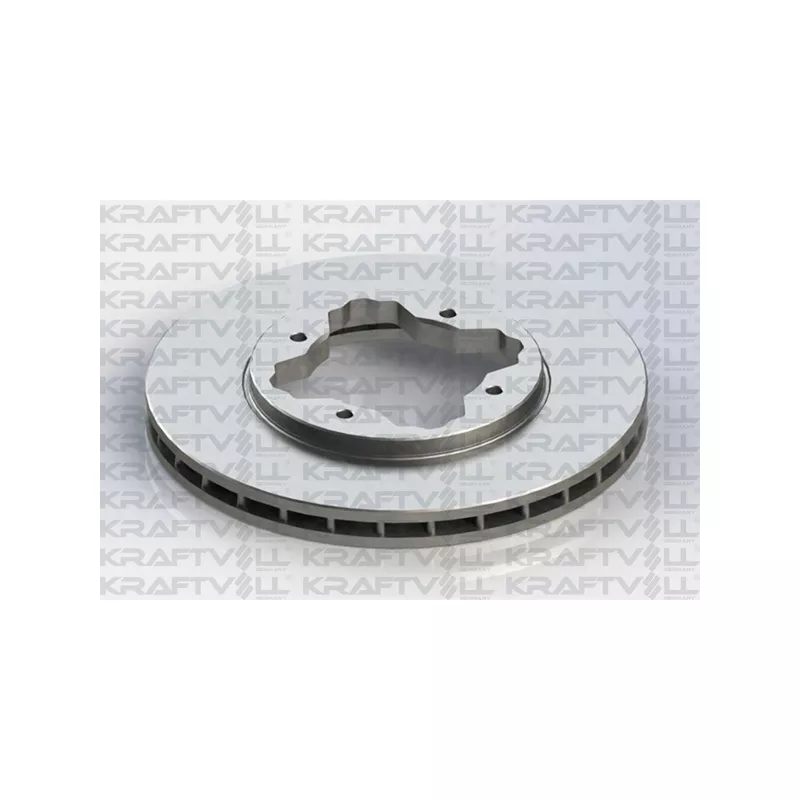 Jeu de 2 disques de frein avant KRAFTVOLL GERMANY 07040301