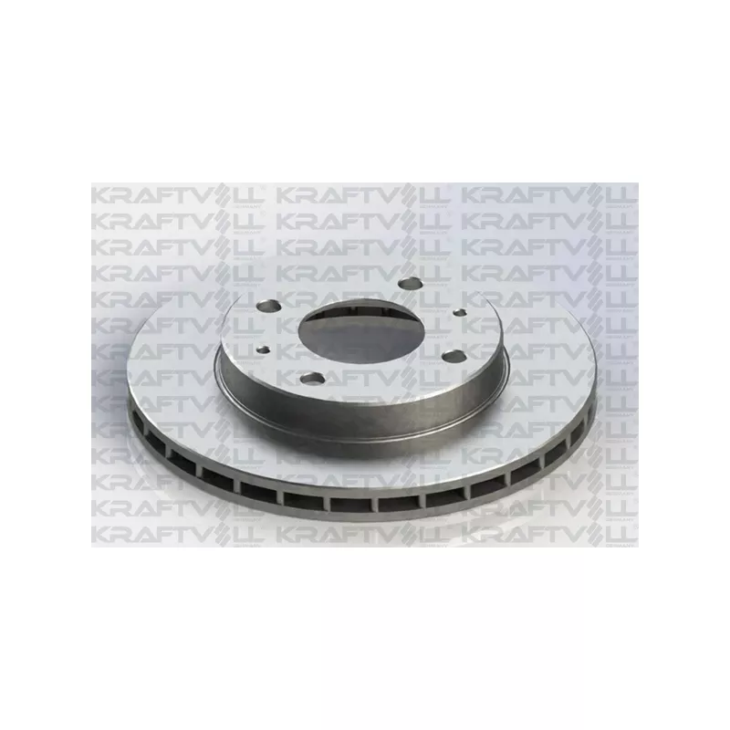 Jeu de 2 disques de frein avant KRAFTVOLL GERMANY 07040311