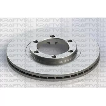 Jeu de 2 disques de frein avant KRAFTVOLL GERMANY