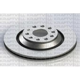 Jeu de 2 disques de frein avant KRAFTVOLL GERMANY 07040411