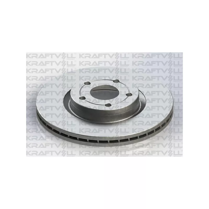 Jeu de 2 disques de frein avant KRAFTVOLL GERMANY 07040426