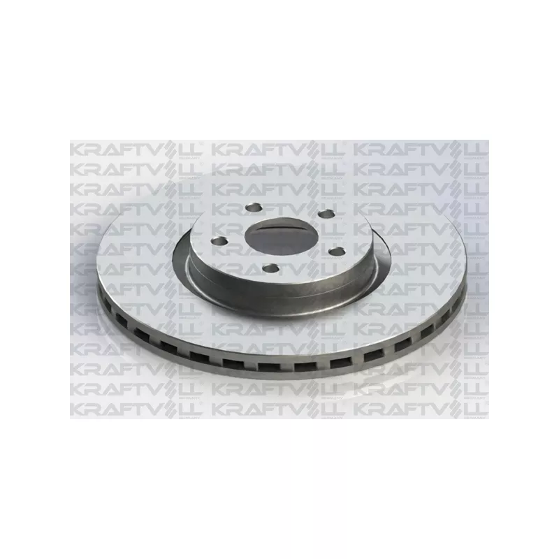 Jeu de 2 disques de frein avant KRAFTVOLL GERMANY 07040427