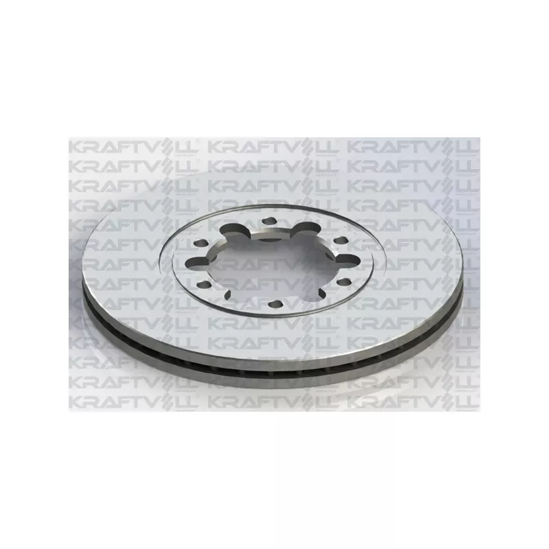 Jeu de 2 disques de frein avant KRAFTVOLL GERMANY 07040596