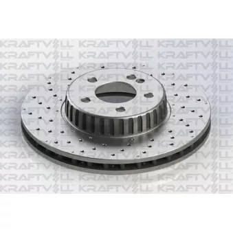 Jeu de 2 disques de frein avant KRAFTVOLL GERMANY 07040662