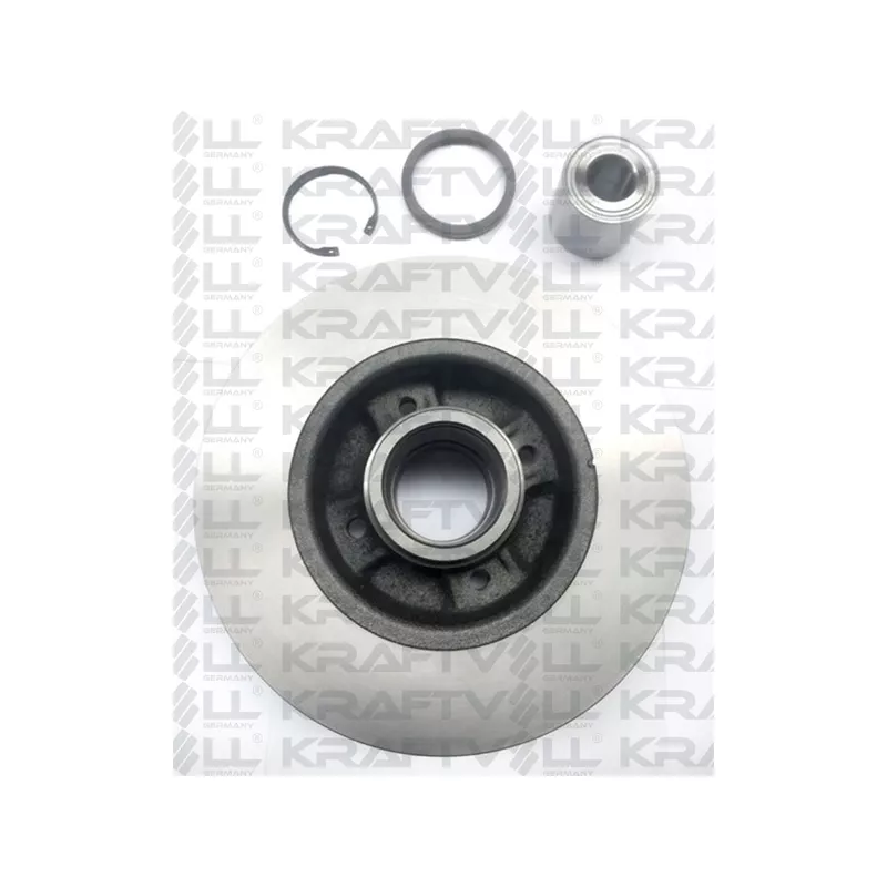 Jeu de 2 disques de frein avant KRAFTVOLL GERMANY 07049374