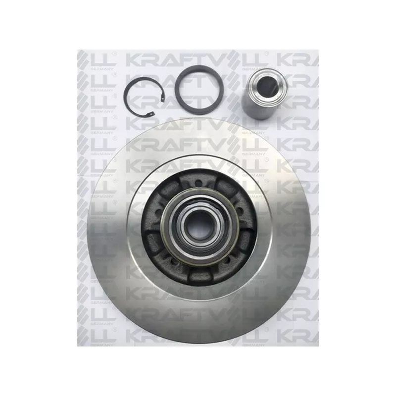 Jeu de 2 disques de frein avant KRAFTVOLL GERMANY 07049375