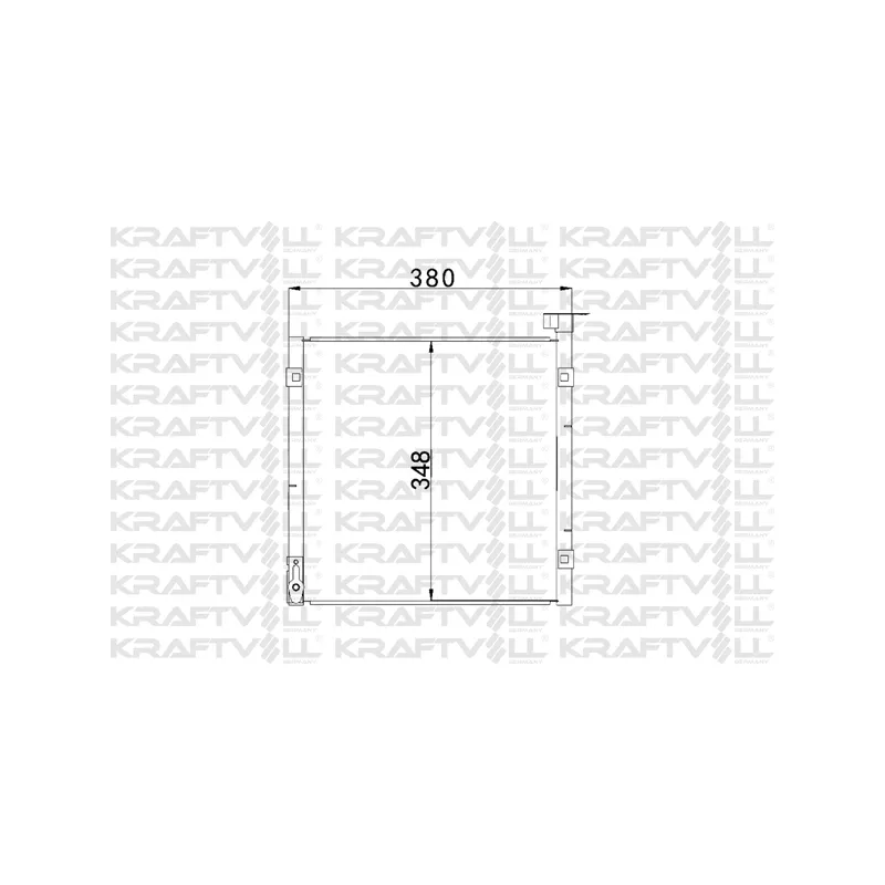 Condenseur, climatisation KRAFTVOLL GERMANY 08060011