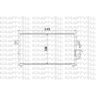 Condenseur, climatisation KRAFTVOLL GERMANY