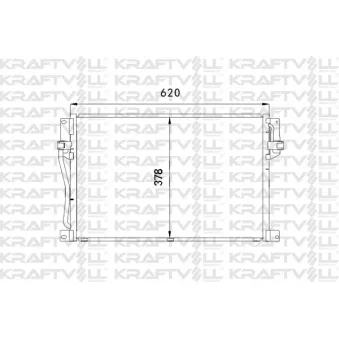 Condenseur, climatisation KRAFTVOLL GERMANY 08060214