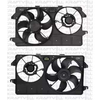Ventilateur, refroidissement du moteur KRAFTVOLL GERMANY 08120004