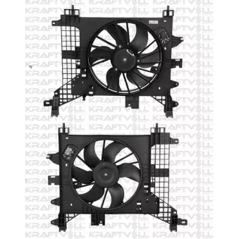 Ventilateur, refroidissement du moteur KRAFTVOLL GERMANY