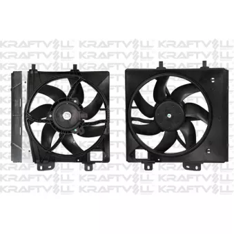 Ventilateur, refroidissement du moteur KRAFTVOLL GERMANY 08120011