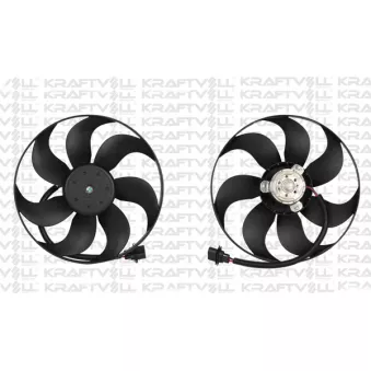 Ventilateur, refroidissement du moteur KRAFTVOLL GERMANY
