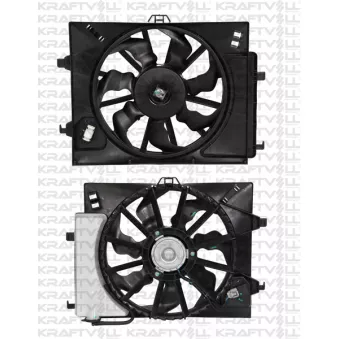 Ventilateur, refroidissement du moteur KRAFTVOLL GERMANY