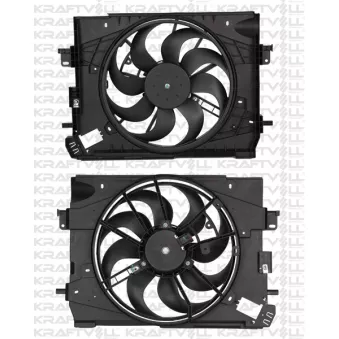 Ventilateur, refroidissement du moteur KRAFTVOLL GERMANY 08120028