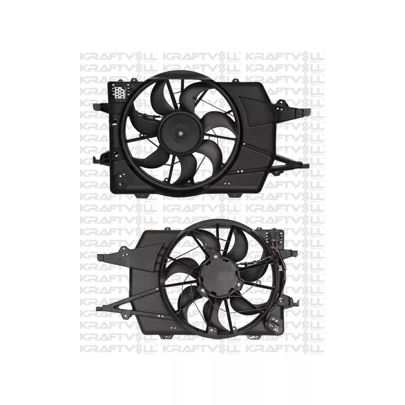 Ventilateur, refroidissement du moteur KRAFTVOLL GERMANY 08120031