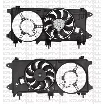 Ventilateur, refroidissement du moteur KRAFTVOLL GERMANY 08120041