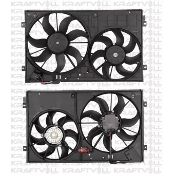 Ventilateur, refroidissement du moteur KRAFTVOLL GERMANY