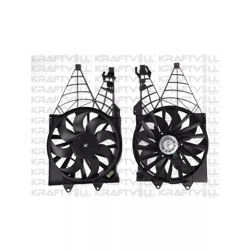 Ventilateur, refroidissement du moteur KRAFTVOLL GERMANY 08120079